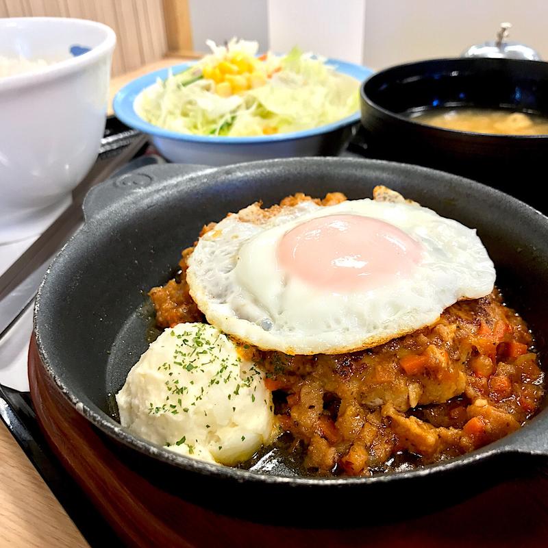 ボロネーゼソース エッグハンバーグ(松屋 仙台五橋店 )