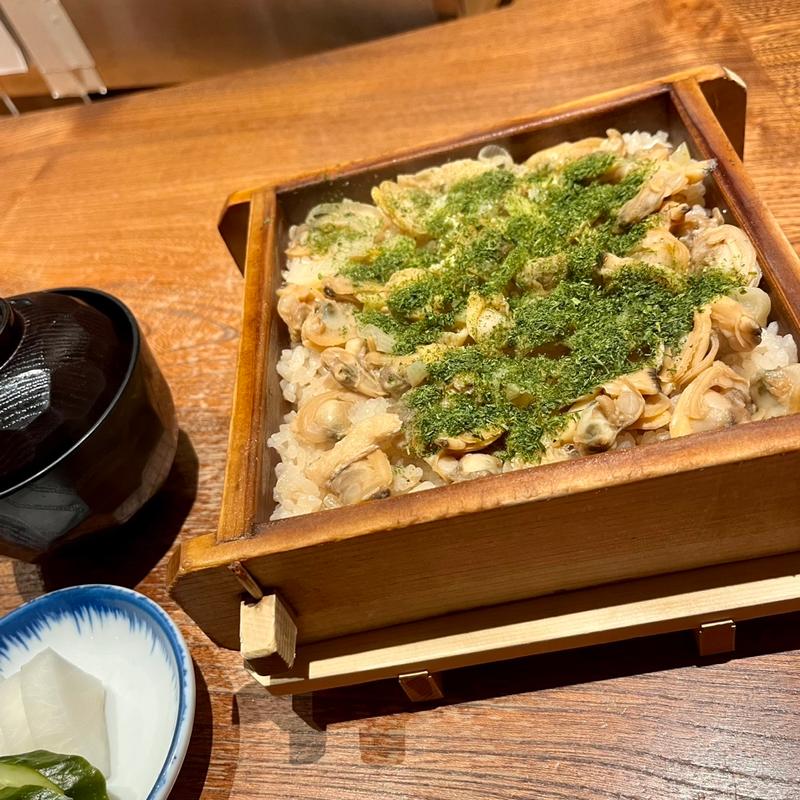 深川あさり蒸籠めし(門前茶屋)