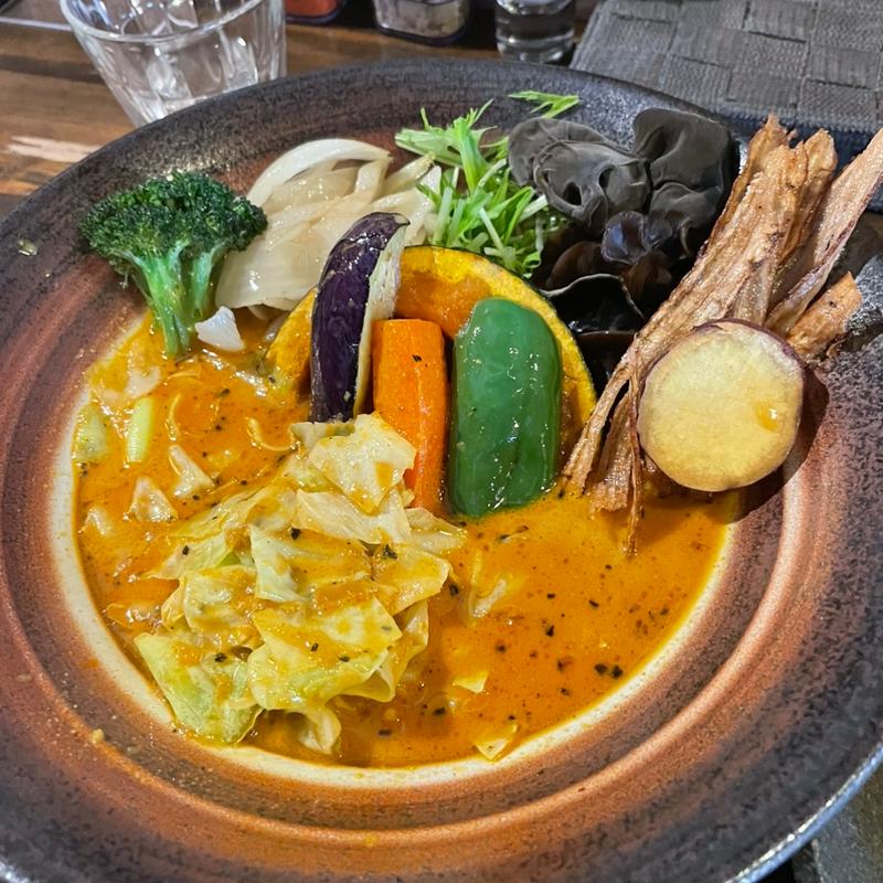 1日分の道産野菜のスープカレー(カレーのふらのや 厚別店)