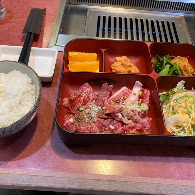 ミックスA定食(焼肉キッチン カルビパパ)