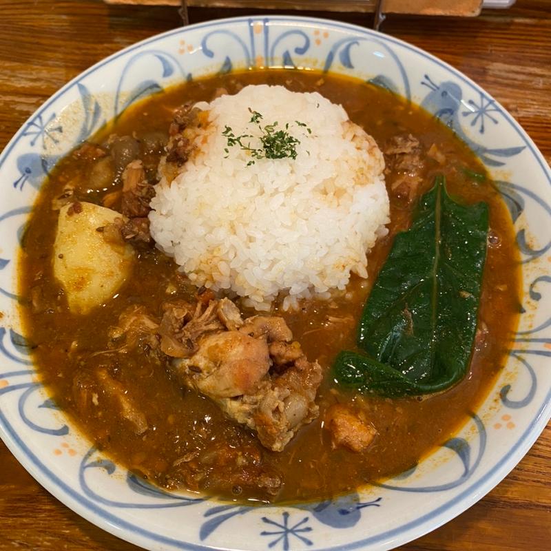 骨付きチキンのトマト煮カレー(ROJY(ロジィ))