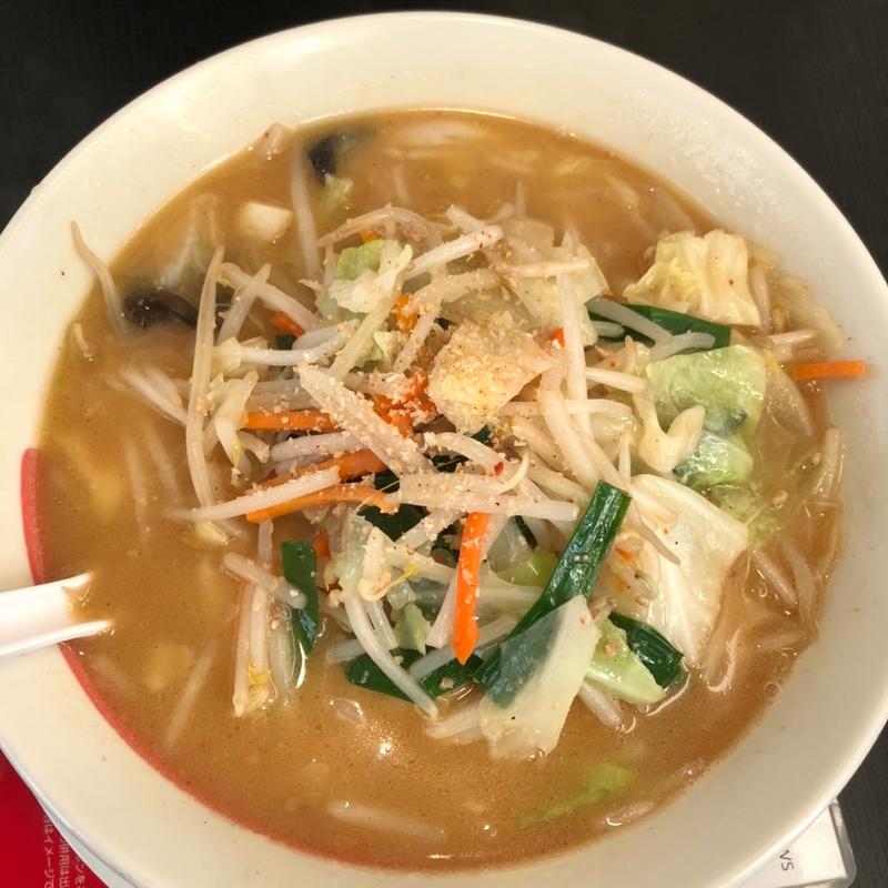 味噌野菜ラーメン(幸楽苑 イオンタウン須賀川店)