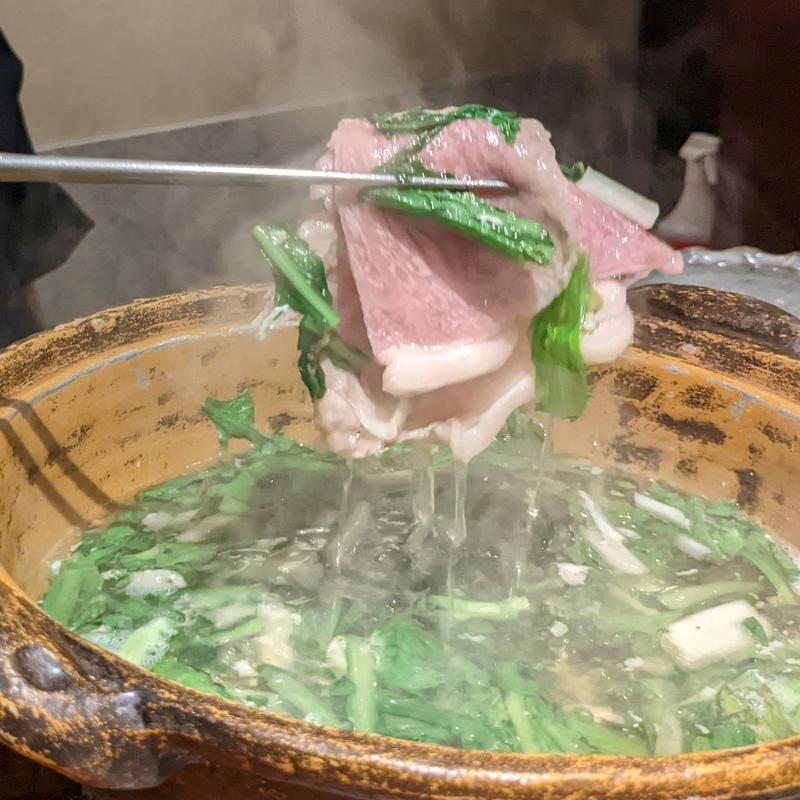 サーロインしゃぶしゃぶ(松陰鶴水)