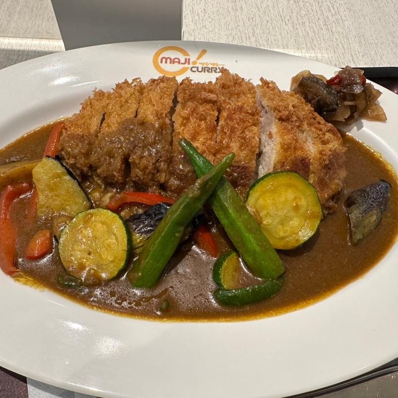 味わい野菜&豚カツカレー(MAJI CURRY マジカレーマルイファミリー志木店)