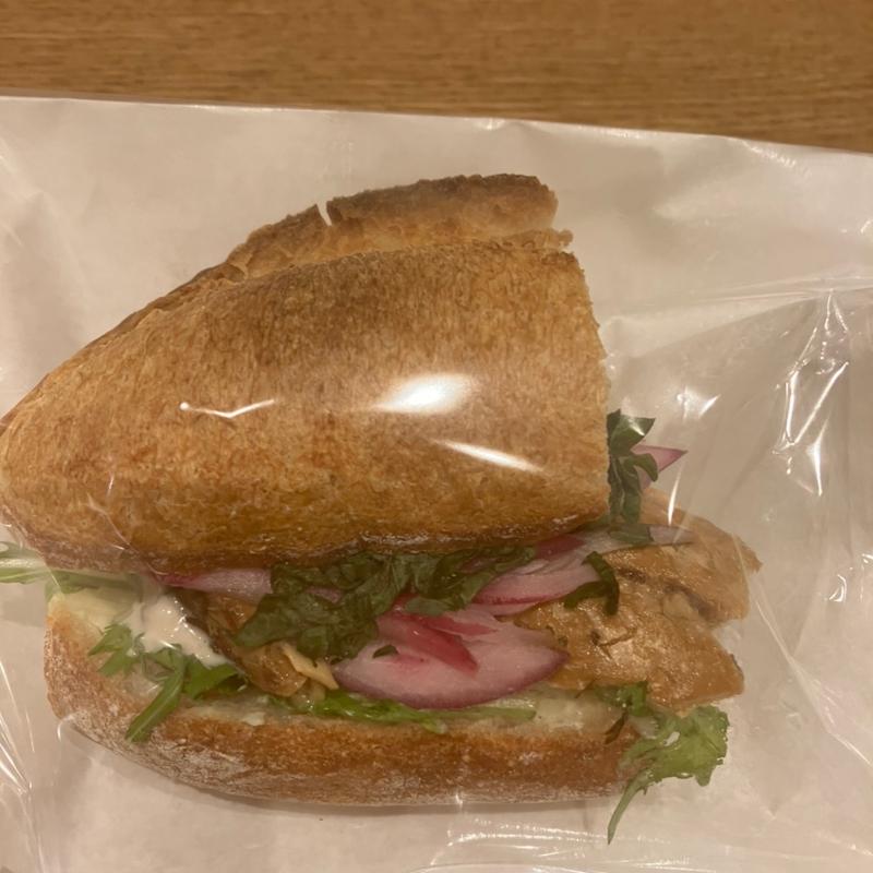 沼津産　サバ柴漬けサンド(BOUL'ANGE(ブール アンジュ) 大同生命札幌ビル店)