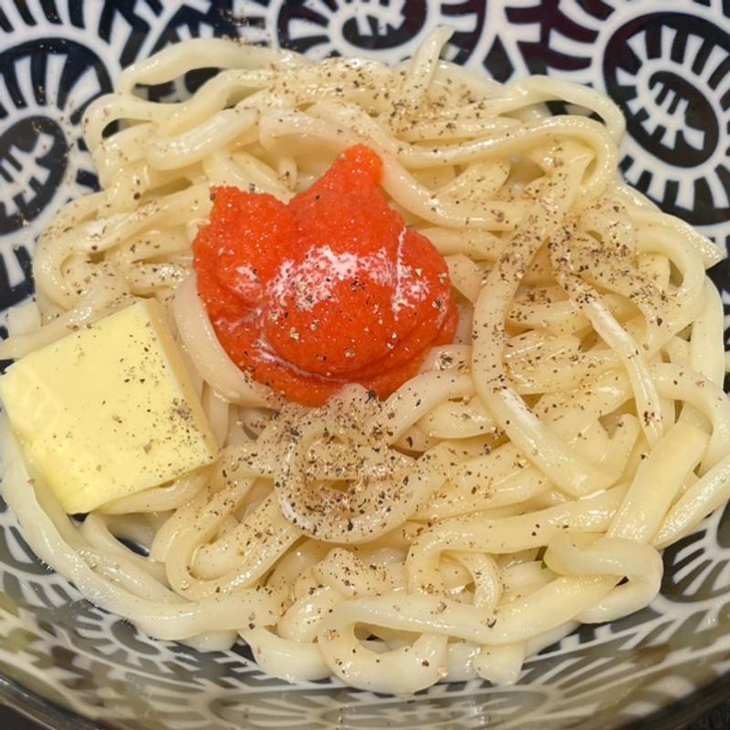 明太クリームバターうどん(創作うどん専門店 いちだん)