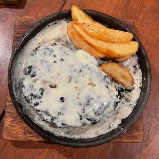 チーズ炭香バーグ(Buff 福島店 （バフ）)