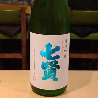 山梨「七賢 Silky Snow Time 純米吟醸」(居酒屋　純ちゃん )