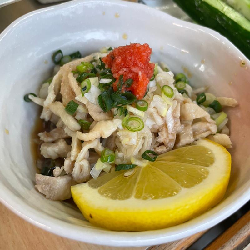 鳥皮ポン酢(鳥竹総本店)