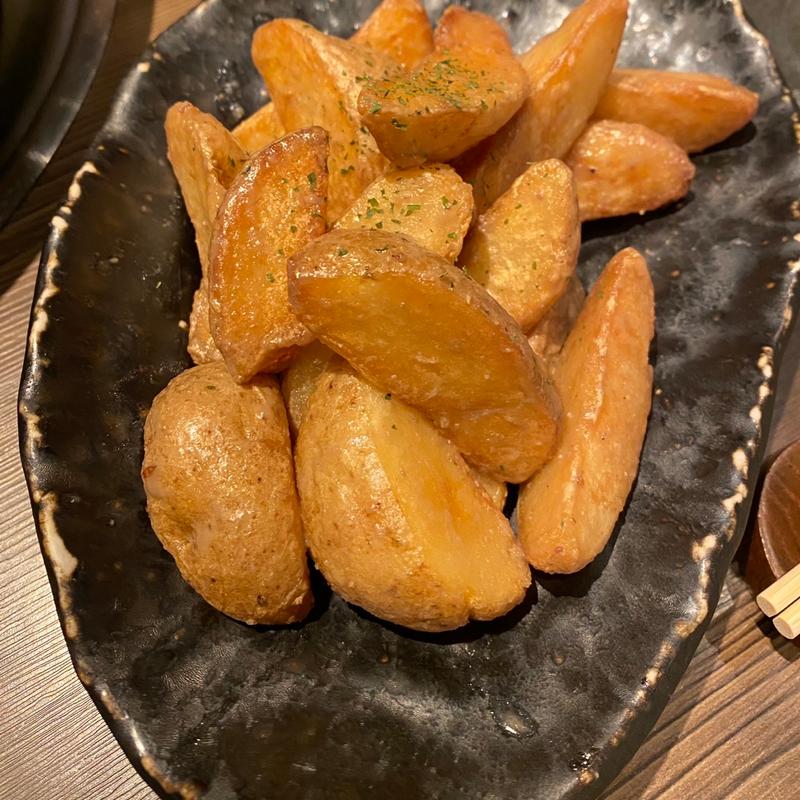 アンチョビフライドポテト(京もつ鍋 亀八 お初天神裏参道店)