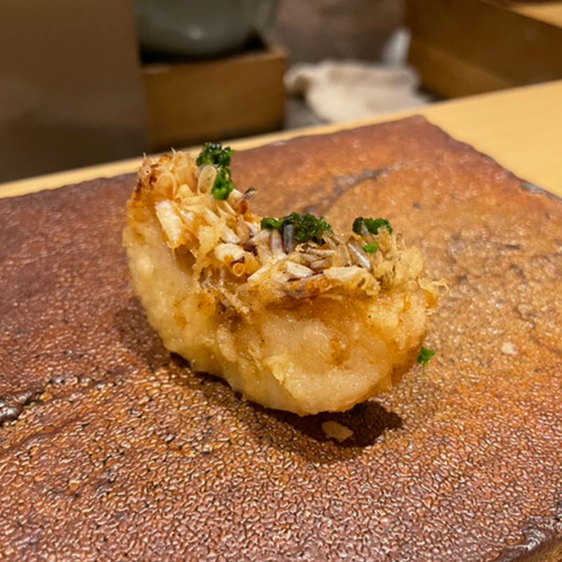 甘鯛松笠揚げ(天ぷらあら木)