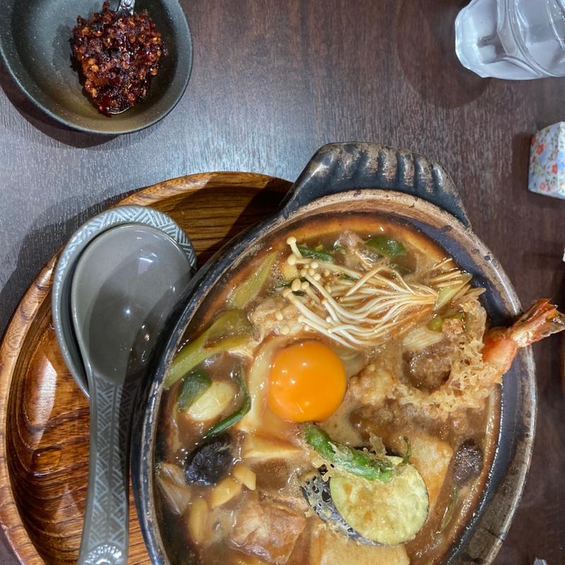 味噌煮込みうどん全部入り(煮込みうどん専門店 藤蔵本店)