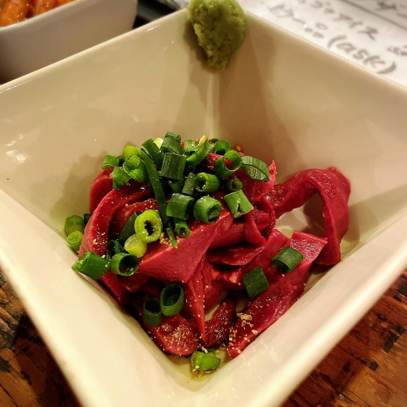 ハツ刺し(魅惑の七輪 らんまん （ミワクノシチリンランマン）)