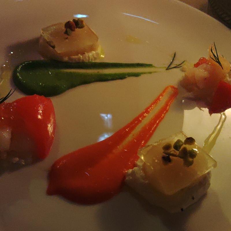 クリスマスコース2022前菜(リストランテ・ディ・カナレット)