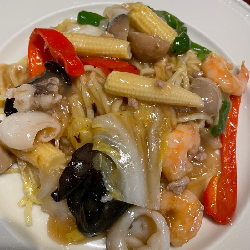 海鮮あんかけ焼そば(アジアンビストロ　Dai たまプラーザ店)