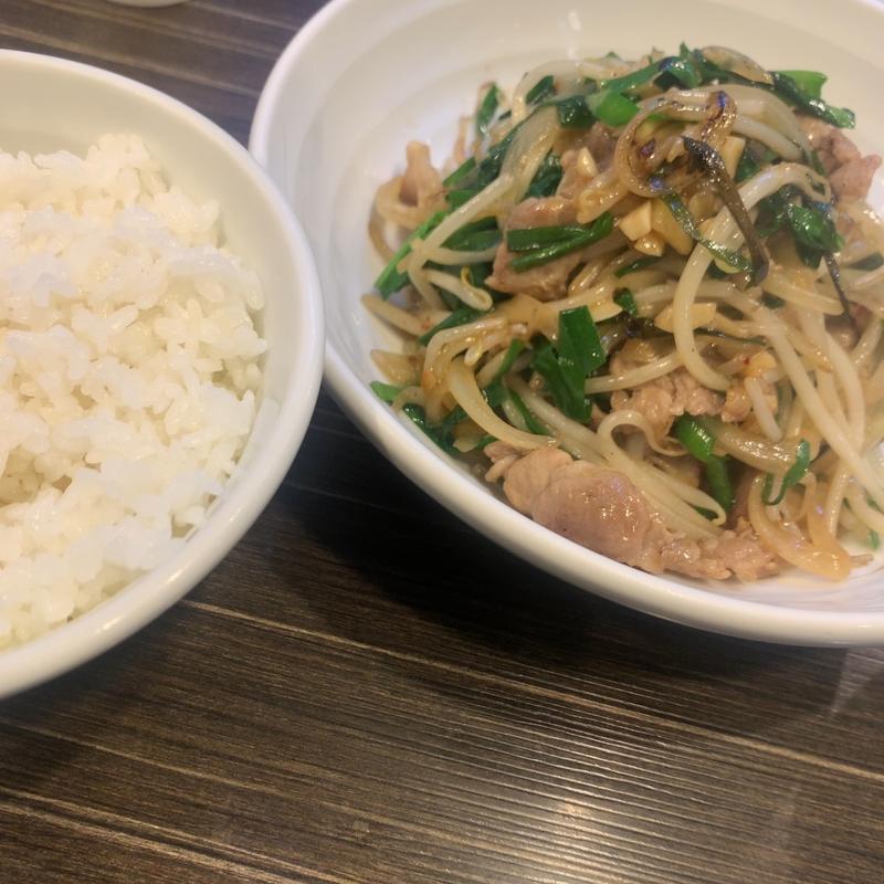 スタミナ炒め定食(元祖中華つけ麺大王総本店)