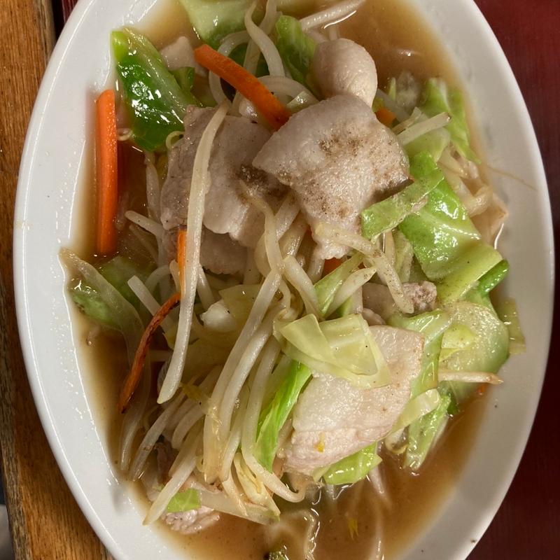 肉野菜炒め(㈲だるまや食堂)