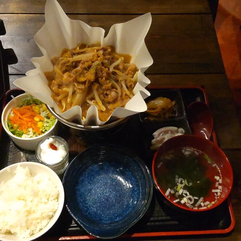 Aセット　羊煮定食(東京羊煮料理 元祖紙やきホルモサ 本店)