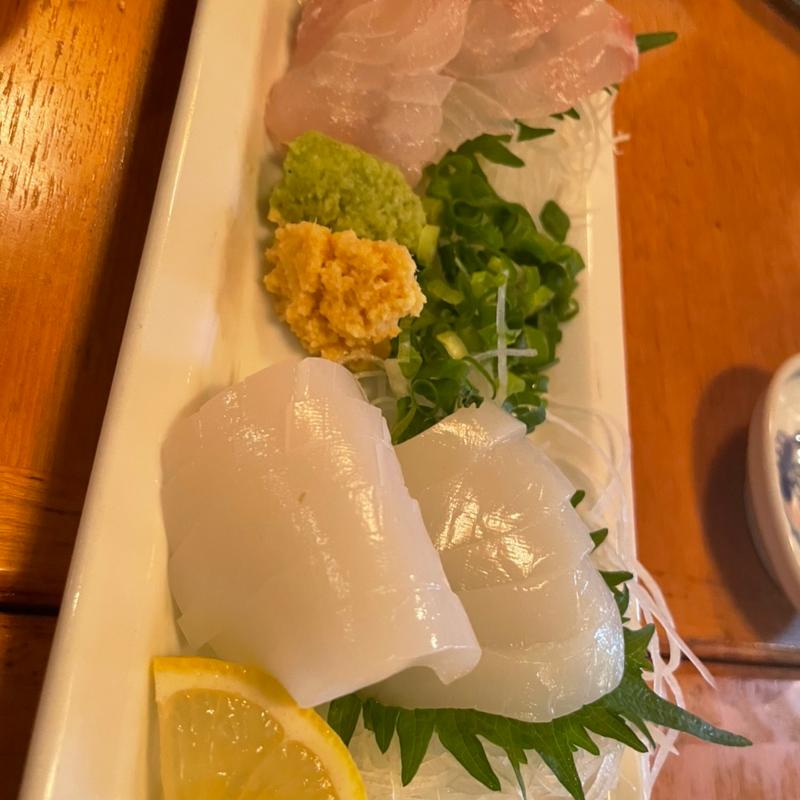 鯛、あおりいか(恵比寿 若どり （わかどり）)