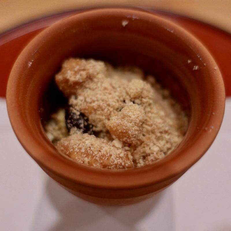 アップルクランブル(天ぷら ふく西 禅と匠)