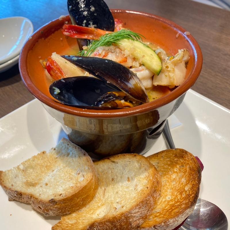 アヒージョ(パスタ屋一丁目 ラスカ熱海店)