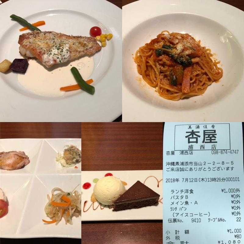 ランチ洋食パスタB(杏屋 浦西店 （あんずや）)