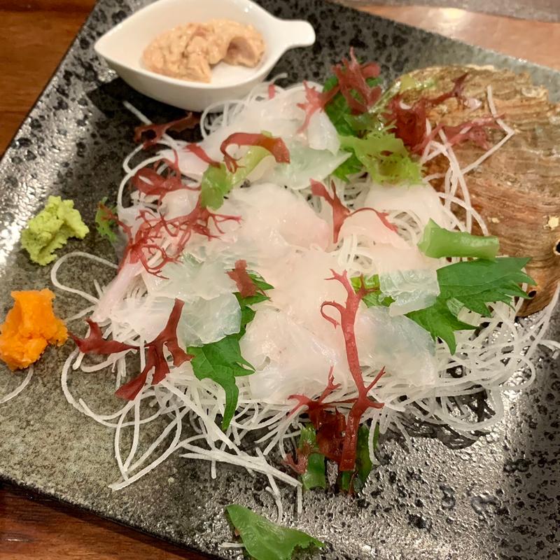 皮ハギのお刺身(鬼っ子)