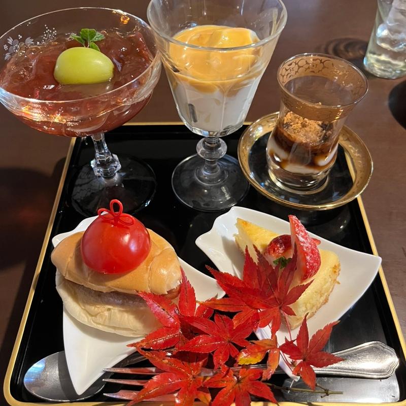 アフタヌーンティーセット(ぎゃらりぃかふぇ華野)