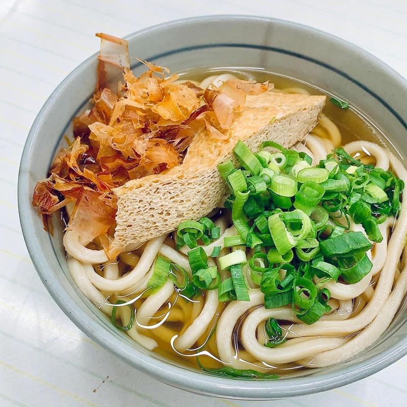 かけうどん(備前福岡 一文字うどん)