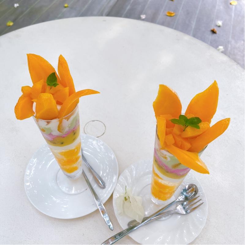 マンゴーパフェ(ユートピアファーム宮古島)