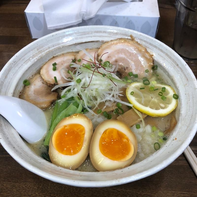 (鶏白湯ラーメン大葉)
