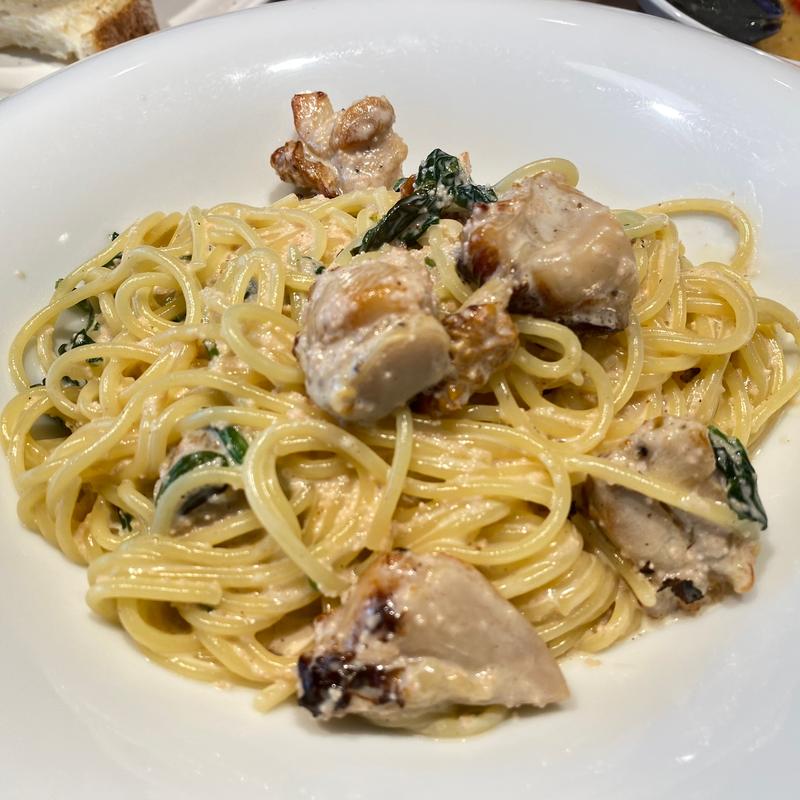 明太クリームパスタ(パスタ屋一丁目 ラスカ熱海店)