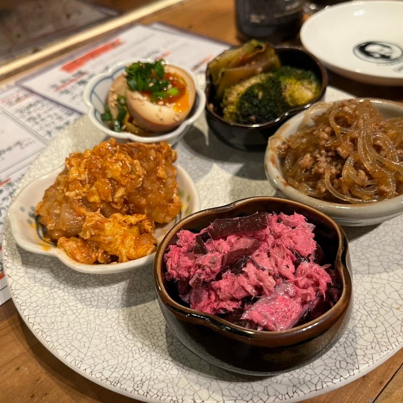 おばんざい5種盛り合わせ(SANKYU 本店)