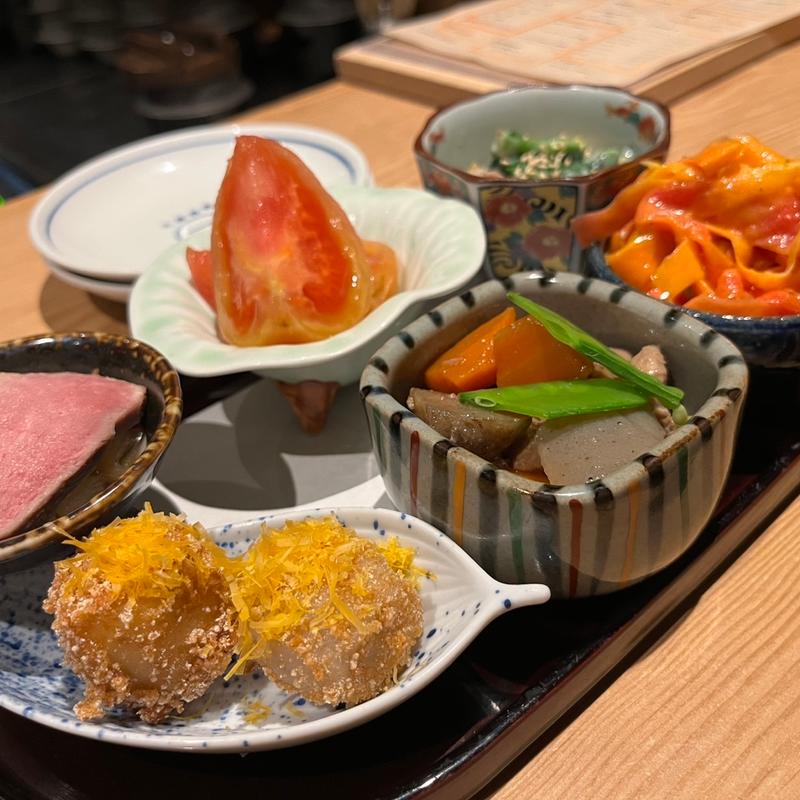 前菜6種盛り(三茶呑場マルコ)