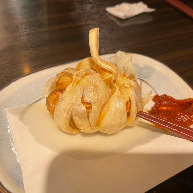 ニンニク丸揚げ(焼鳥日高 神田西口店)