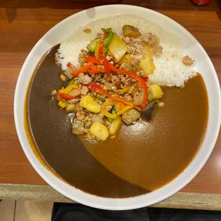 野菜と挽肉のカレー(ナイル 博多阪急店)