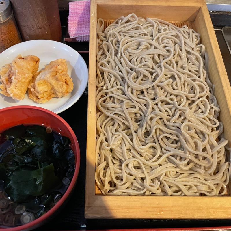 匠の乱切りそば＋とり天(蕎麦 さだはる 西新橋店 （【旧店名】蕎麦 まえだ）)