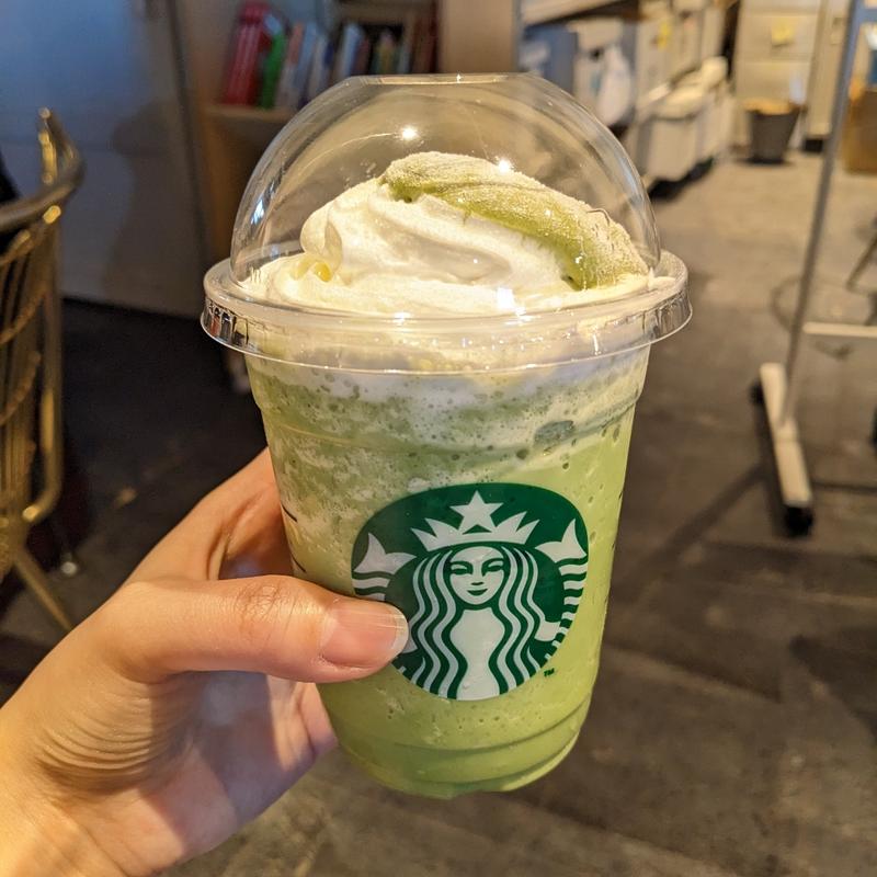 抹茶玄米茶もちフラペチーノ(スターバックス・コーヒー 都営神保町駅店)