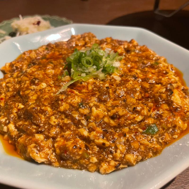 納豆麻婆豆腐(裏の山の木の子)