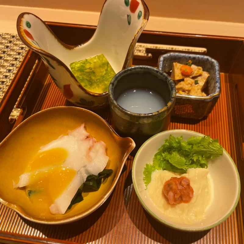 前菜(横浜 鮨 黒潮海閤)