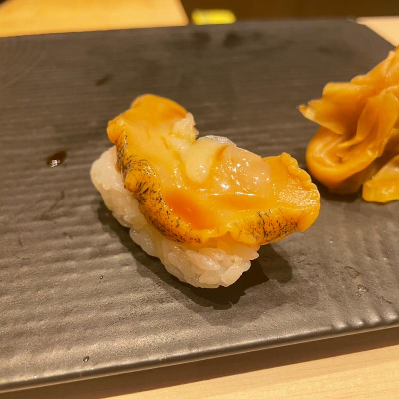 活つぶ貝(横浜 鮨 黒潮海閤)