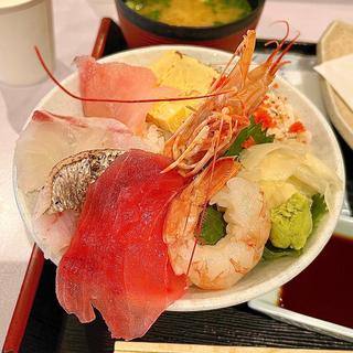 海鮮丼と天ぷらセット(牧原鮮魚店 mozoワンダーシティ店)