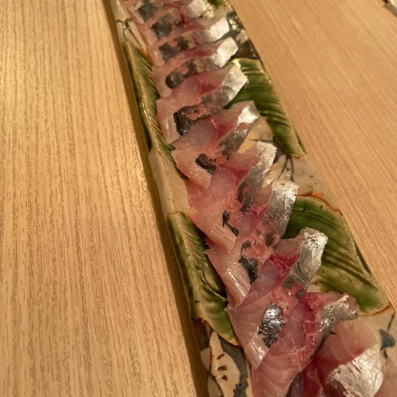 鯵刺身(和ごころ 野内)