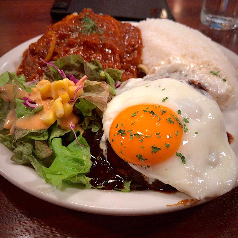 星ヶ丘ハンバーグ200g!! プレートランチ(ビアバル マ・メゾン チカマチラウンジ店)