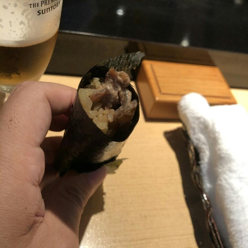 かわはぎ手巻き( 鮨し人 )