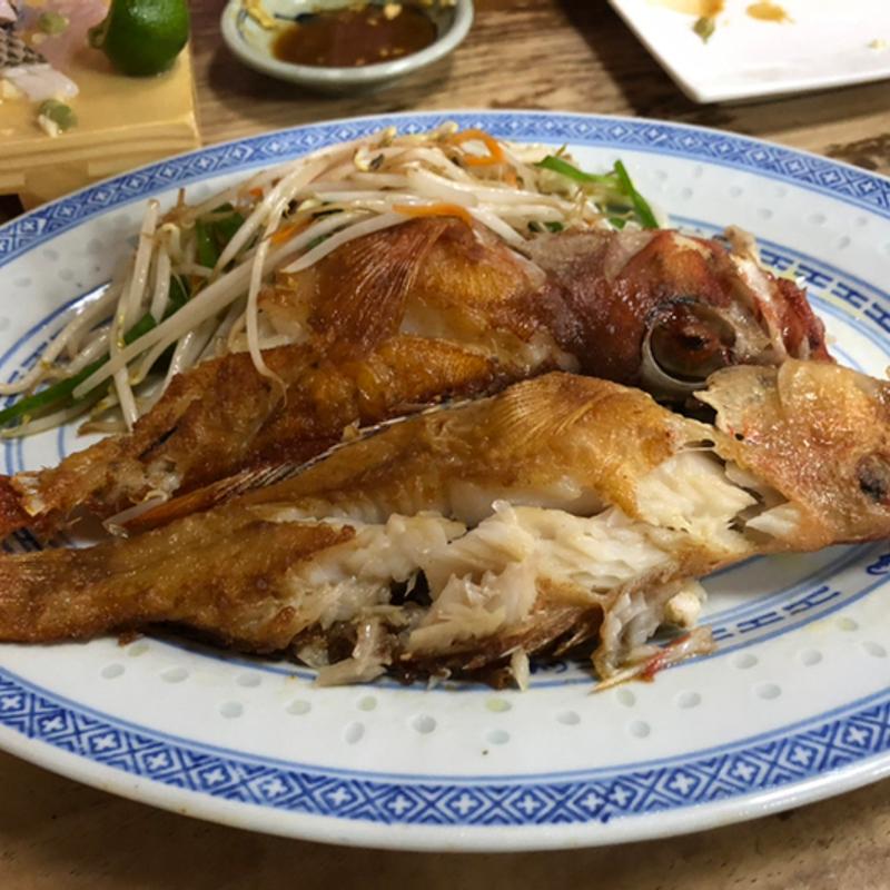 近海魚のバター焼き(福寿し)