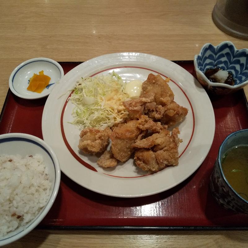 からあげ食べ放題定食(よかたい 汐留シティーセンター店)