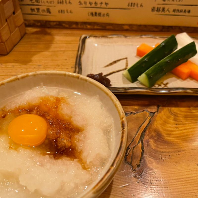 箸休め（大根おろし、ぬか漬け）(溜池 酉玉)