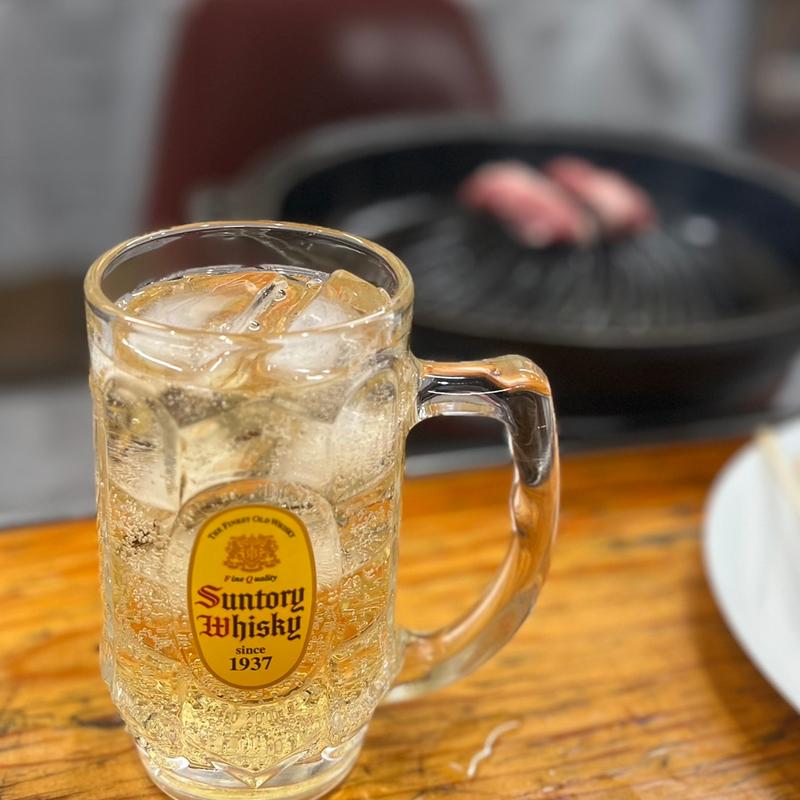 ハイボール(炭火焼生ラム のざわ)