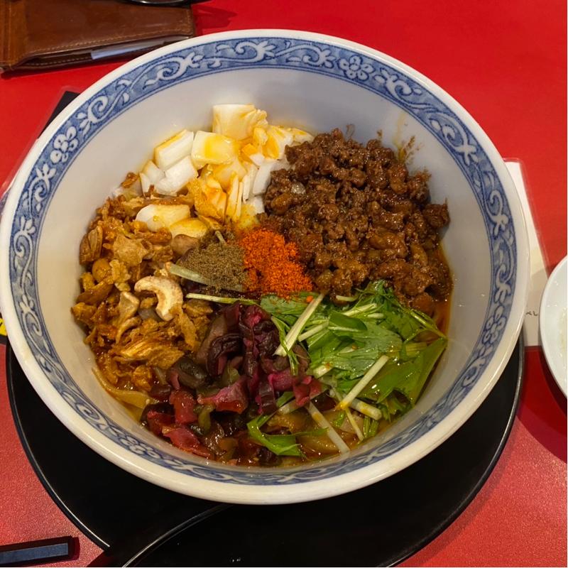 汁無し坦々麺(担担専門店 ENISHI 総本店)